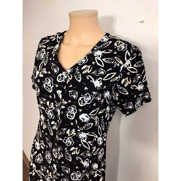 Sigrid Olsen Floral Maxi Dress Womens 6 - Picture 2 of 8